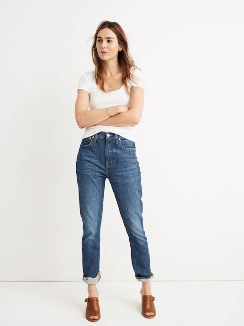 Madewell The High-Rise Slim Boyjean: Eco Edition in Rossie Wash Size 25